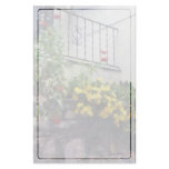 Planter With Yellow Flowering Cactus Stationery