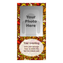 Plantilla vertical de PhotoCard de las tortugas de Tarjeta Con Foto Personalizada
