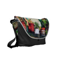 Plants on Porch rickshaw messenger bags