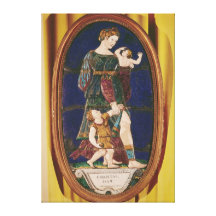 Plaque depicting Charity, Limousin, 1559 Gallery Wrapped Canvas