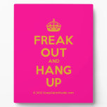 [Crown] freak out and hang up  Plaques