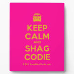 [Campervan] keep calm and shag codie  Plaques