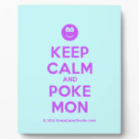 [Smile] keep calm and poke mon  Plaques