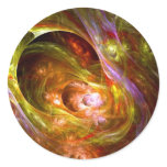 Plasma Paradise Round Stickers
