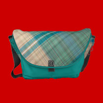 Plastered In Plaid rickshaw messenger bags