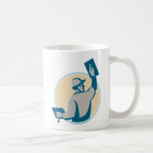 plasterer construction worker trowel mugs