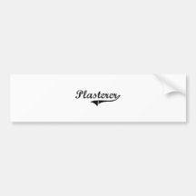 Plasterer Professional Job Bumper Sticker