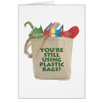 Plastic Bags Greeting Cards