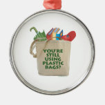 Plastic Bags Christmas Tree Ornaments