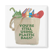 Plastic Bags Refrigerator Magnets
