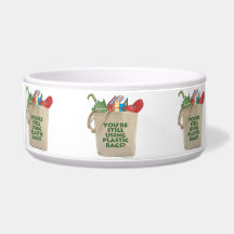 Plastic Bags Pet Water Bowls
