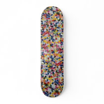 Plastic beads custom skate board