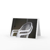 Plastic Chairs Coupled cards