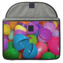 Plastic Easter Eggs Blue One Open Photograph Sleeves For Macbook Pro