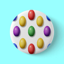 Plastic Easter Eggs buttons by Artists4God Plastic Easter Eggs buttons