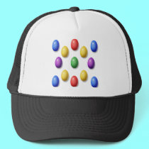 Plastic Easter Eggs hats by Artists4God Plastic Easter Eggs hats