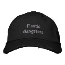 Plastic Gangsters embroidered hats