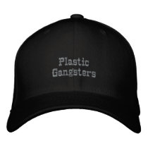 Plastic Gangsters embroidered hats