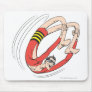 Plastic Man Backbend Wheel Mouse Pad