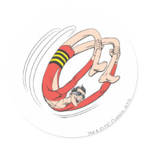 plasticman, plastic, man, patrick, eel, o'brian, justice league heroes, justice, league, justice league logo, justice league, logo, hero, heroes, dc comics, comics, comic, comic book, comic book hero, comic hero, comic heroes, comic book heroes, dc comic book heroes, batman, bat man, the dark knight, superman, super man, green lantern, wonder woman, shazam, green arrow, hawk man, hawk woman, plastic man, firestorm, dr. fate, martian manhunter, red tornado, darkseid, Sticker with custom graphic design