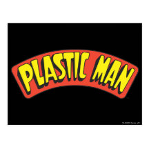 Plastic Man Logo Postcard