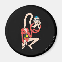 Plastic Man Rubberneck Pose Fridge Magnet