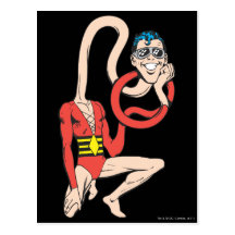 Plastic Man Rubberneck Pose Post Cards