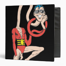 Plastic Man Rubberneck Pose Vinyl Binders