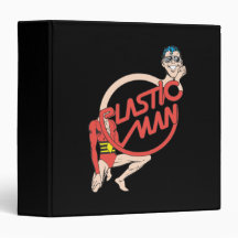 Plastic Man Rubberneck Sign Vinyl Binder