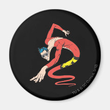 Plastic Man Shape-Shifts Fridge Magnet