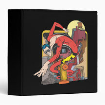 Plastic Man Shape-Shifts in the City 3 Ring Binders