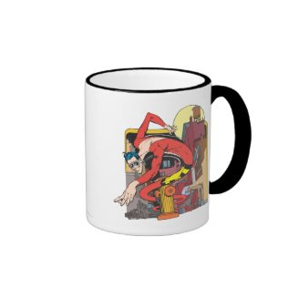 Plastic Man Shape-Shifts in the City Mugs