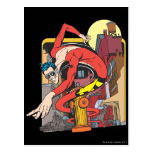 Plastic Man Shape-Shifts in the City Post Cards