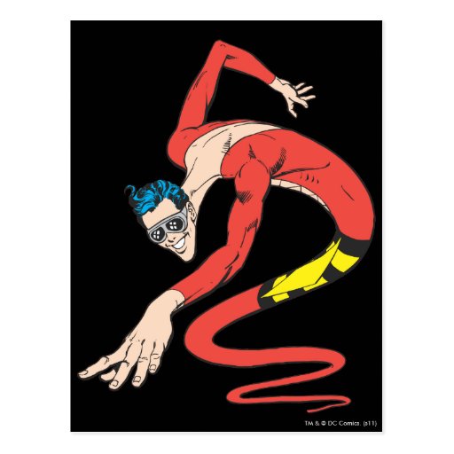 Plastic Man Shape-Shifts Postcard