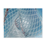 Plastic Wrapped Fishnet Legs Post Cards