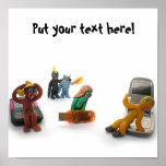 plasticine little people poster