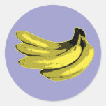 Plátano gráfico amarillo pegatinas  