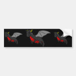 Plate bumper stickers