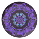 PLATE - Decorative pattern in Purples plates