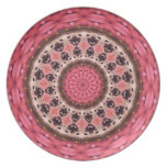 PLATE - Decorative pattern in Red plates