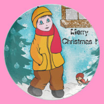 Plate "Merry Christmas" plates