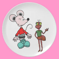 plate "mouse and ant" plates