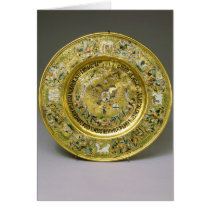 Plate owned by Tsar Alexei Mikhailovich Romanov Greeting Cards