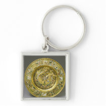 Plate owned by Tsar Alexei Mikhailovich Romanov Keychains