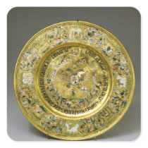 Plate owned by Tsar Alexei Mikhailovich Romanov Sticker