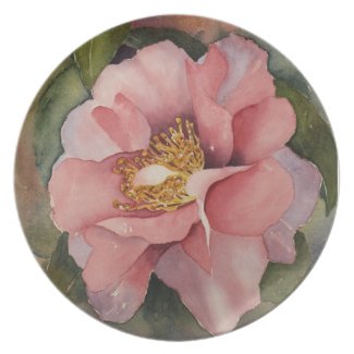 PLATE - Pretty Camellia fuji_plate