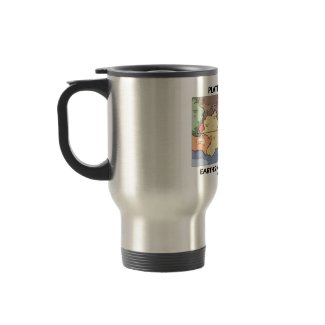 Plate Tectonics Earth's Natural Faults (World Map) mug