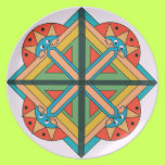 Plate with Humorous Art Deco Design plates