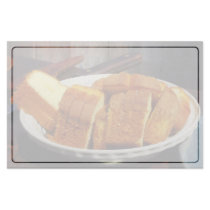 Plate With Sliced Bread and Knives Custom Stationery
