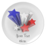 Plate with stars